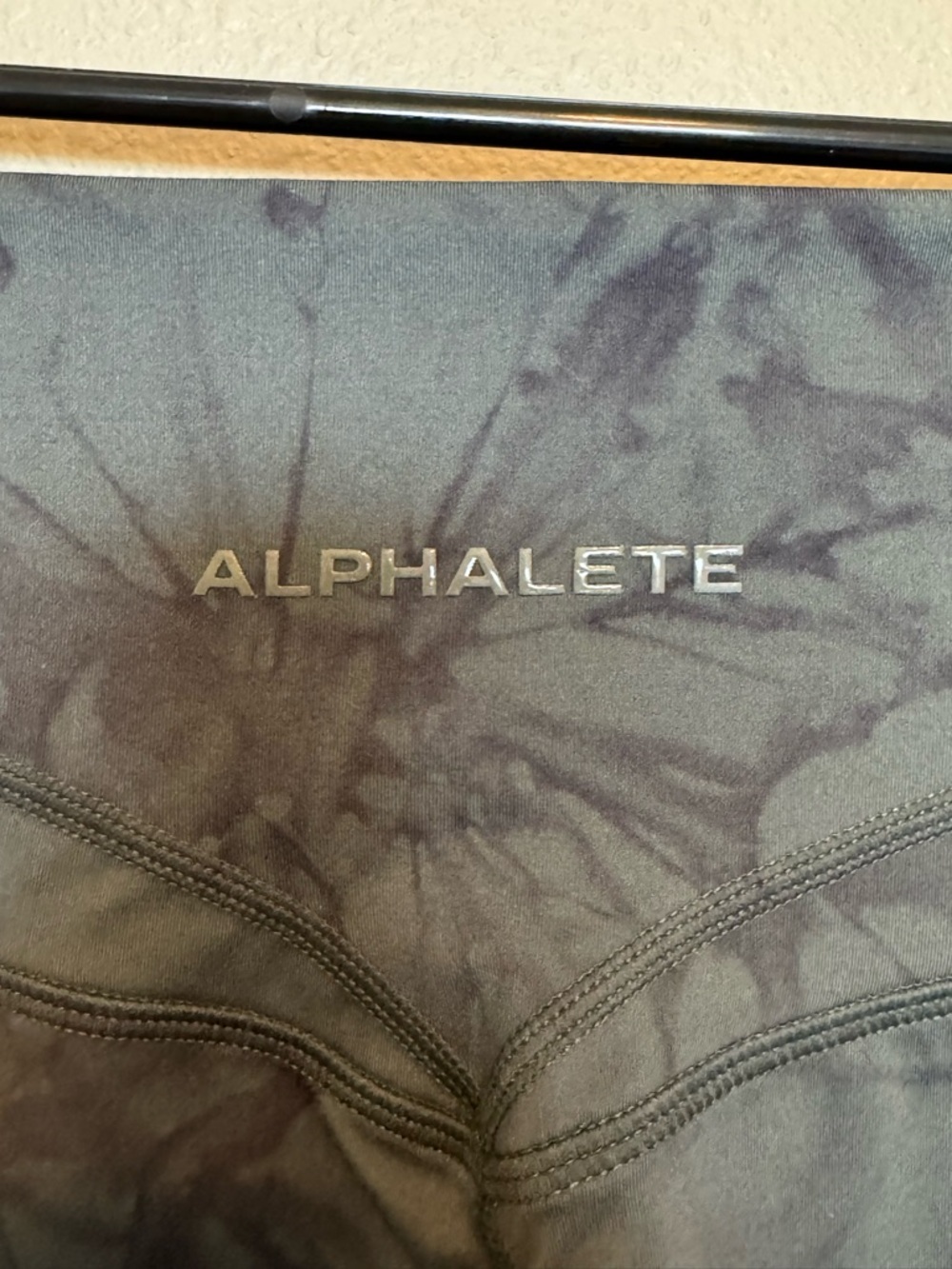 Alphalete Black Olive Alphalux Harmony Tie-Dye High-Rise Leggings No Size Tags